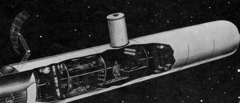 Illustration for article titled Space Taxis, Air Sleds and Skylabs: Retro-Space Concepts From 1961